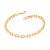 Pulseira Formada Por Corrente De Elo Cadeado Lixado 8,50 X 5,50 Mm Med 20 Cm / 21 Cm / 22 Cm - 552015 - Imagem 1