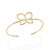 Bracelete Rommanel Composto Por Borboleta Vazada Cravejada Por 82 Zircônias De 1,0 Mm,Med 6,8 Cm (Externo) - Imagem 1
