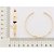 Bracelete Escrito Love,Med 6,2 Cm (Externo) - Imagem 2