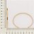 Bracelete Com Aro Torcido,Med 7,3 Cm (Externo) - Imagem 2