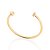 Bracelete Tubo Com Pontas Cravejadas Por 30 Zircônias De 1,0 Mm,Med 6,3 Cm (Externo)(Joia Licenciada Coleção Giovanna An - Imagem 1