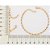 Bracelete Rommanel Formado Por Aro Torcido,Med 6,3 Cm De Diâmetro (Externo) - Imagem 3