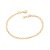 Pulseira Formada Por Corrente De Elos Formato Corações Diamantados,Med 19 Cm Ajustável 18 Cm - Imagem 1
