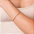 Bracelete Duplo Entrelaçado Formado Por Um Aro Liso E Um Torcido,Med, 6,6 Cm (Externo)(Joia Licenciada Coleção Giovanna - Imagem 3