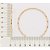 Bracelete Duplo Entrelaçado Formado Por Um Aro Liso E Um Torcido,Med, 6,6 Cm (Externo)(Joia Licenciada Coleção Giovanna - Imagem 2