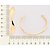 Bracelete Ondulado,Med 6,5 Cm (Externo)(Joia Licenciada Coleção Giovanna Antonelli) - Imagem 2
