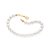 Pulseira Formada Por Corrente Veneziana 0,60 Mm, Composta Por Pérolas Barrocas Sintéticas De 8,00 Mm, ( A Quantidade De - Imagem 1