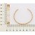 Bracelete Formato Colmeia,Med, 6,0 Cm (Externo) - Imagem 2