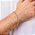 Pulseira Infantil Formada Por Corrente Elo 3X1 Fio 0,80 Mm,Med, 16 Cm, - Imagem 3