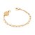 Pulseira Formada Por Corrente De Elo Laminado, Composto Por Medalha Cruz De São Bento,Med, 21 Cm, - Imagem 1