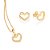 Conjunto Coração Vazado Coleção Love Rommanel - Imagem 2