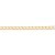 Cordão Formado Por Corrente De Elo Curto Batido 5,40 X 3,30 Mm Med 60 Cm - 532329 - Imagem 2