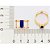 Anel Formado Por Aro Duplo, Composto Por 1 Cristal Retangular De 5X10 Mm Rommanel - Imagem 3