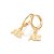 Brinco Argola Composto Por Letras Abcmed 1,9 Cm X 0,9 Cm X 1,1 Cm De Diâmetro Rommanel - Imagem 2