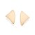 Brinco Botão Formato Triangular Abauladomed 2,8 Cm X 1,6 Cm Rommanel - Imagem 2