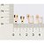Kit Brinco Formado Por 2 Pares Lisos Formato Retangular De Tamanhos Diferentesmed 1,2 Cm X 0,80 Cm / 1,0 Cm X 0,70 Cm Ro - Imagem 3