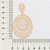 Maxi Brinco Formato Oval Arabescosmed 6,9 Cm X 3,8 Cm  Rommanel - Imagem 3