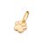 Pingente Formato Pata De Petmed 1,4 Cm X 0,8 Cm Rommanel - Imagem 1