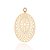 Maxi Pingente Formato Oval Arabescosmed 5,5 Cm X 3,8 Cm  Rommanel - Imagem 1