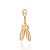 Berloque Formato Sapatilha De Bailarina Com Laçomed3,9 Cm X 1,4 Cm Rommanel - Imagem 1