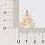 Pingente Formato Ciclista Com Detalhes Vazadosmed 2,3 Cm X 2,0 Cm  Rommanel - Imagem 3