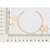 Bracelete Composto Por 2 Estrelas De Tamanhos Diferentes Penduradasmed 6,5 Cm (Externo)(Joia Licenciada Coleção Giovanna - Imagem 2
