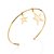 Bracelete Composto Por 2 Estrelas De Tamanhos Diferentes Penduradasmed 6,5 Cm (Externo)(Joia Licenciada Coleção Giovanna - Imagem 1