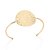 Bracelete Chão Lunar Com Texturamed 6,4 Cm (Externo)(Joia Licenciada Coleção Giovanna Antonelli) Rommanel - Imagem 1