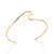 Bracelete Formato Onda Com Esferas Vazadas Nas Pontasmed 6,5 Cm (Externo)(Joia Licen Coleção Ana Hickmann) Rommanel - Imagem 1