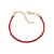 Pulseira Formada Por Fio Acetinadomed 20 Cm Ajustável Á 16 Cm Rommanel - Imagem 1