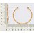 Bracelete Com Aro Torcido Composto Por Duas Zircônias De 5,00 Mm Nas Pontasmed 6,0 Cm (Externo) Rommanel - Imagem 2
