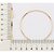 Bracelete Aro Liso Com Pontas Achatadasmed 6,5 Cm (Externo) Rommanel - Imagem 2