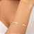 Bracelete Aro Liso Com Pontas Achatadasmed 6,5 Cm (Externo) Rommanel - Imagem 3