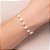 Pulseira Composta Por 13 Pérolas Barrocas Sintéticas De 8,40 Mm X 3,60 Mmmed 20 Cm Ajustável Á 18 Cm(Joia Licen Coleção - Imagem 3
