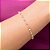 Pulseira Formada Por Esferas De 3,0 Mm Intercaladas Por 17 Pérolas Sintéticas De 3,0 Mmmed 19 Cm Ajustável 17 Cm Rommane - Imagem 3