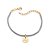 Pulseira Formada Por Fio Acetinado Composta Por Pingente Escrito Paz Med 20 Cm Ajustável Á 16 Cm Rommanel - Imagem 1