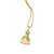 Pingente Formato Vestido Da Tiana Com Aplicaçãpo De Resina.Med. 2,3 Cm X 1,2 Cm (Joia Licenciada Coleção Disney) Rommane - Imagem 2