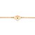 Pulseira Formada Por Corrente De Elo Cadeado Com Concha Composta Por 1 Zircônia De 2,00 Mm.Med. 16 Cm Ajustável Á 14 Cm - Imagem 2