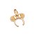Pingente Formato Tiara Da Minnie Composto Por Laço Com 1 Zircônia De 1,50 Mm.Med. 1,8 Cm X 1,5 Cm.(Joia Licenciada Coleç - Imagem 1