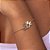 Pulseira Formada Por Corrente De Elo Cadeado Fio 0,40 Mm Composta Por Mickey E Minnie Entrelaçados Cravejados Por 80 Zir - Imagem 4