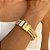 Pulseira Nude com Fecho de Imã mais Cristais - Imagem 2