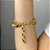 Conjunto Pulseira e Brinco Banhados com Cristais - Imagem 3