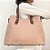 Bolsa Grande Nude e Marrom - Imagem 1