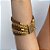 Pulseira Marrom em Correntes com Fecho de Imã - Imagem 3