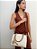 Bolsa Média Elegante Nude e Off White - Imagem 2