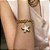 Pulseira Elos Banhada com Estrela em Resina - Imagem 1