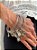 Mix de Pulseiras Argola Prata com Pingentes - Imagem 2