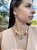 Colar Curto em Pérolas Estilo Boho com Pingentes - Imagem 3