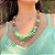 Maxi Colar com Cascalho em Resina e Howlita Azul - Imagem 1