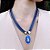 Colar Curto Nossa Senhora Azul Marinho - Imagem 2